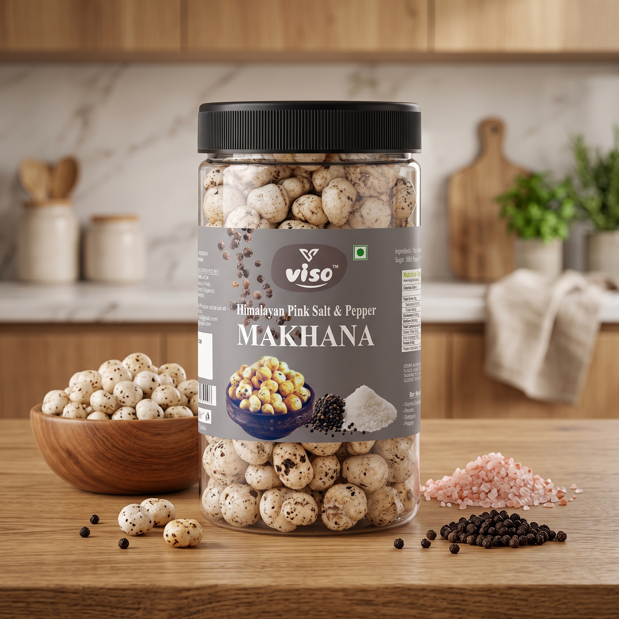 Himalayan Pink Salt & Pepper Makhana