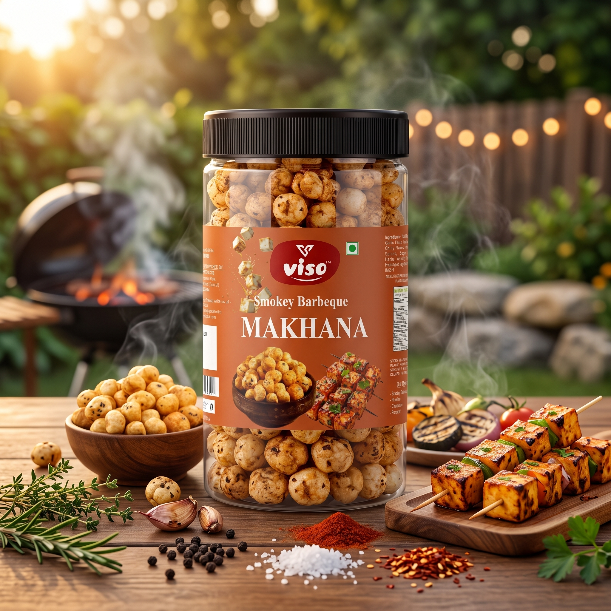 Smokey Barbeque Makhana