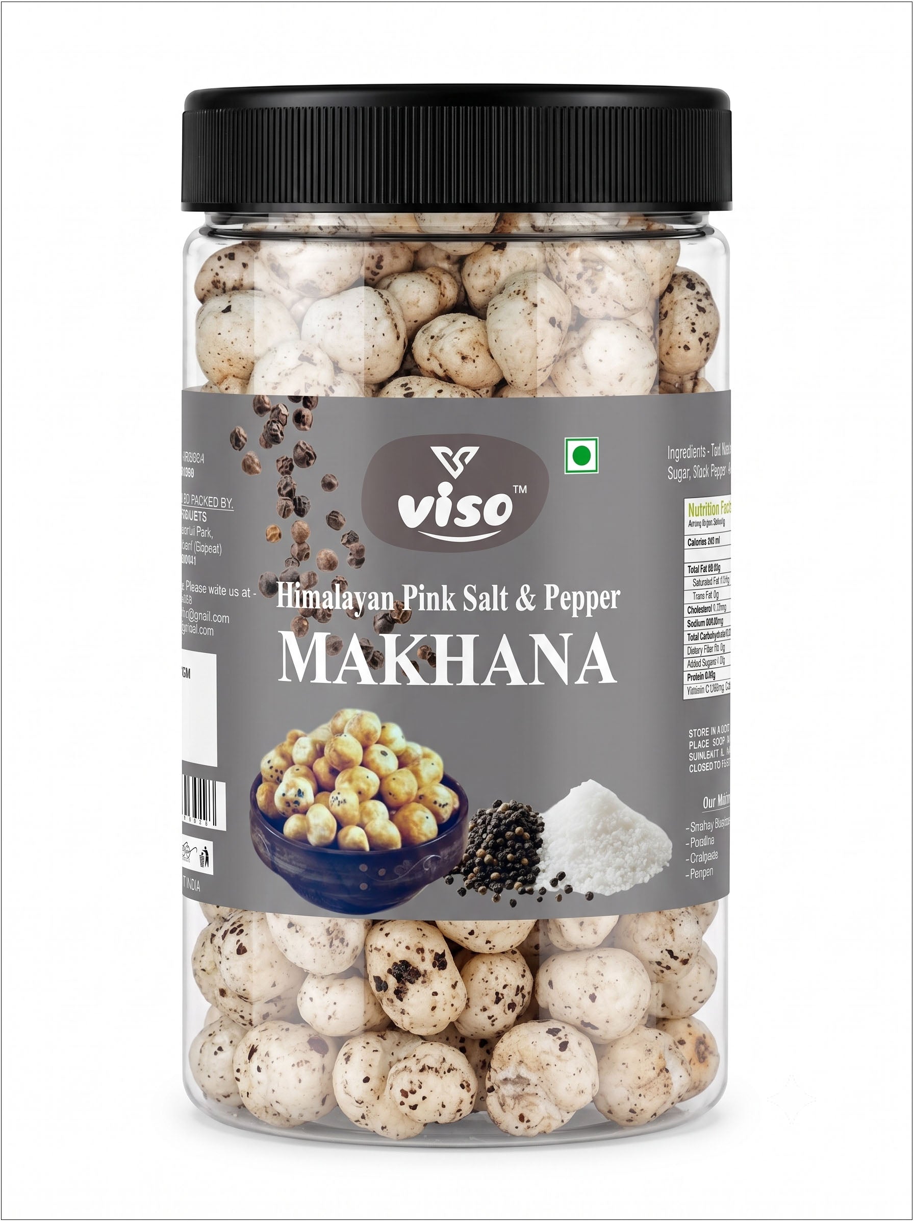 Himalayan Pink Salt & Pepper Makhana